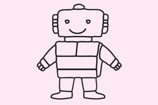教你畫簡單的機器人