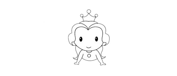 貝兒公主簡筆畫的畫法 貝兒公主簡筆畫的畫法