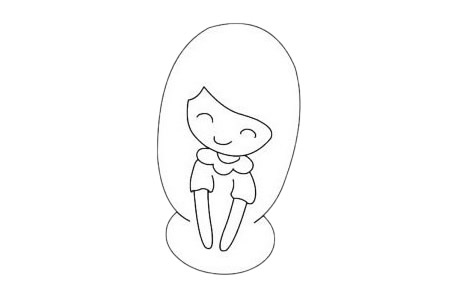 拇指姑娘的簡單畫法