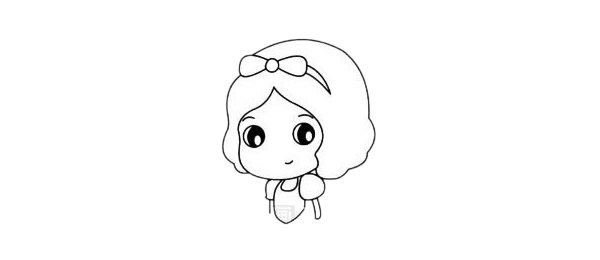 白雪公主簡筆畫的畫法 白雪公主簡筆畫的畫法
