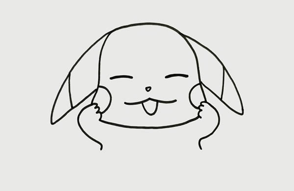 可愛的皮卡丘怎么畫