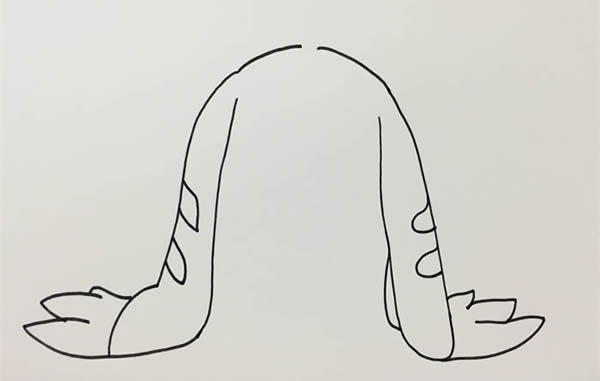 大耳獸簡筆畫步驟