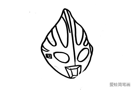 簡(jiǎn)單帥氣的奧特曼簡(jiǎn)筆畫(huà)