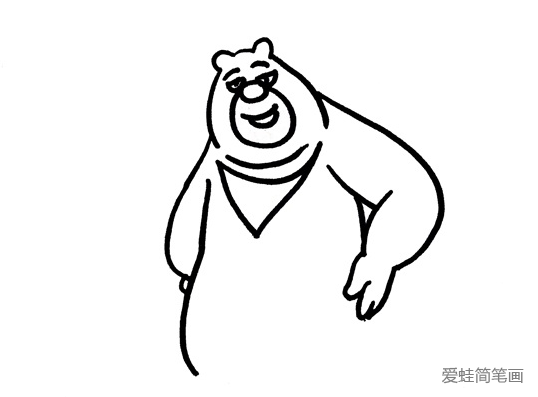 熊二怎么畫最簡單