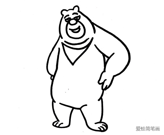 熊二怎么畫最簡單