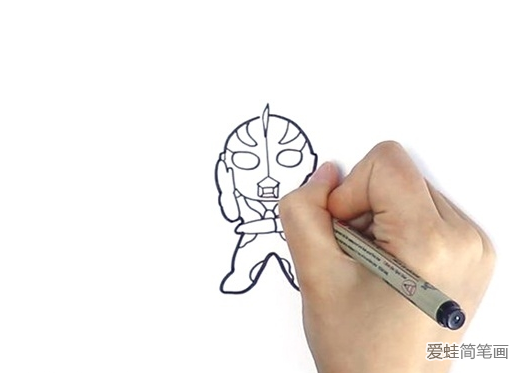 泰迦奧特曼怎么畫