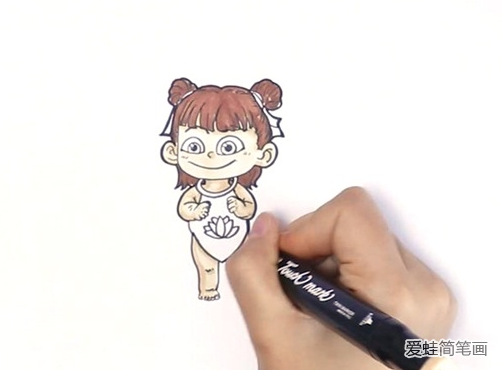 萌萌噠哪吒簡筆畫