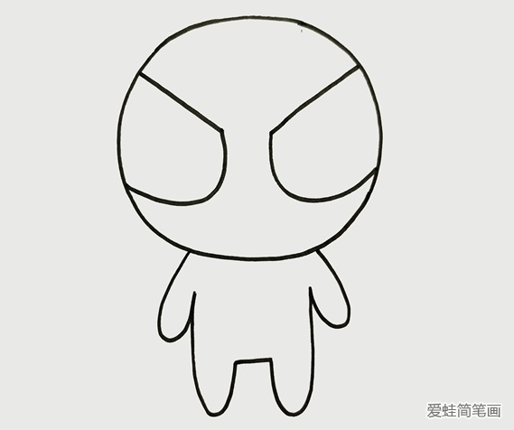 蜘蛛俠兒童簡筆畫