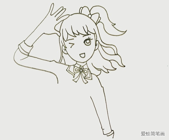 菲夢少女簡筆畫