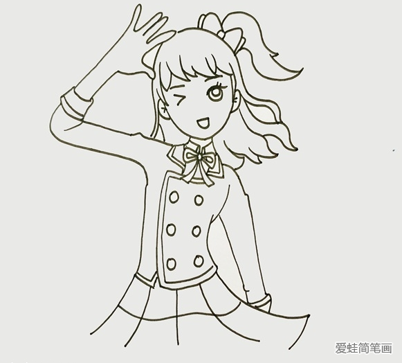 菲夢少女簡筆畫
