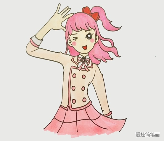 菲夢少女簡筆畫