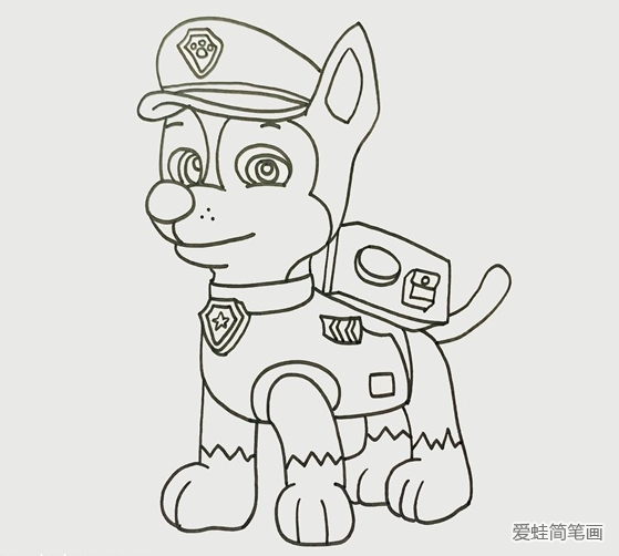 汪汪隊阿奇簡筆畫