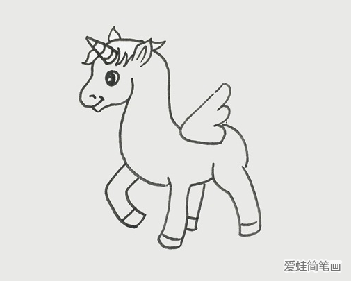 獨角獸怎么畫簡單又好看