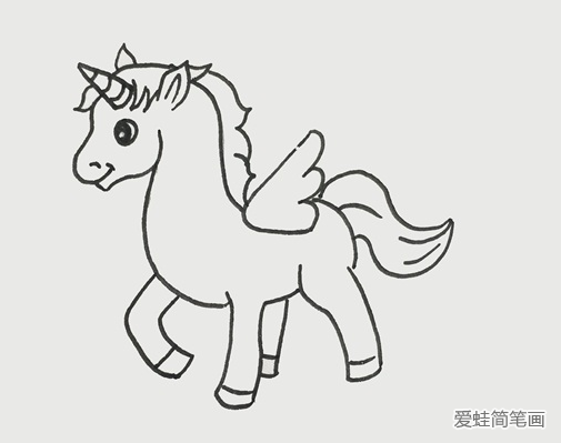 獨角獸怎么畫簡單又好看
