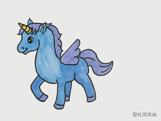 獨角獸怎么畫簡單又好看
