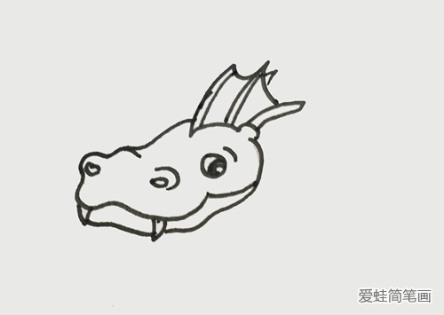 噴火龍簡筆畫步驟