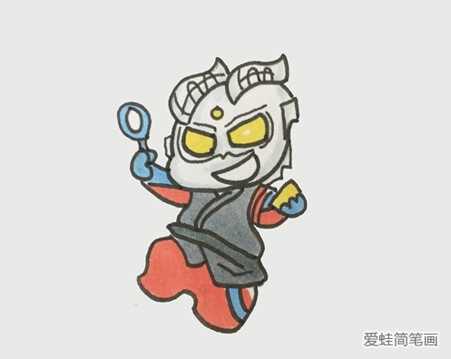賽羅簡筆畫步驟