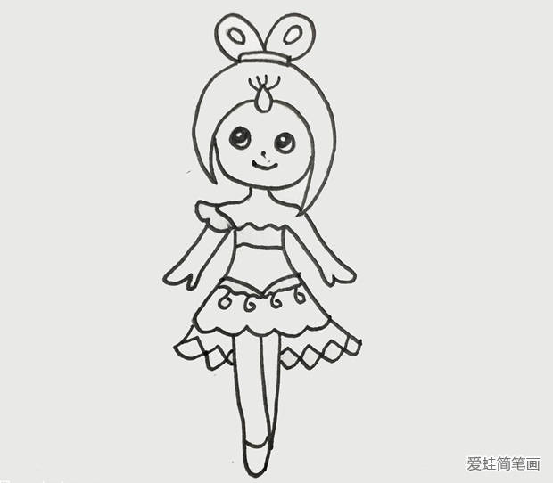 葉羅麗仙子簡筆畫
