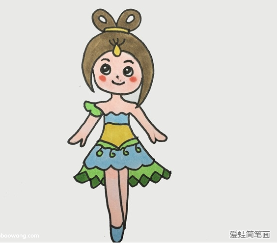 葉羅麗仙子簡筆畫