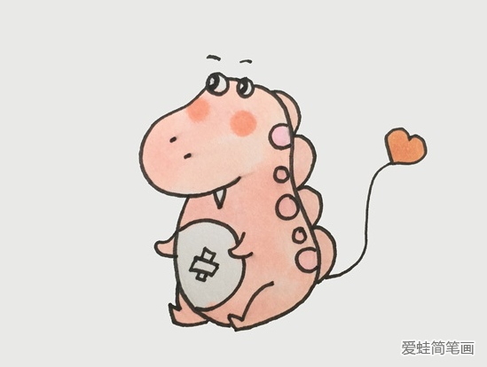 可愛的小怪獸簡筆畫