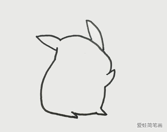 可愛的皮卡丘簡筆畫