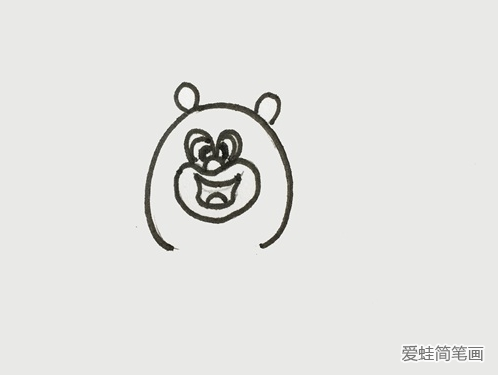 熊二怎么畫 熊二簡筆畫步驟