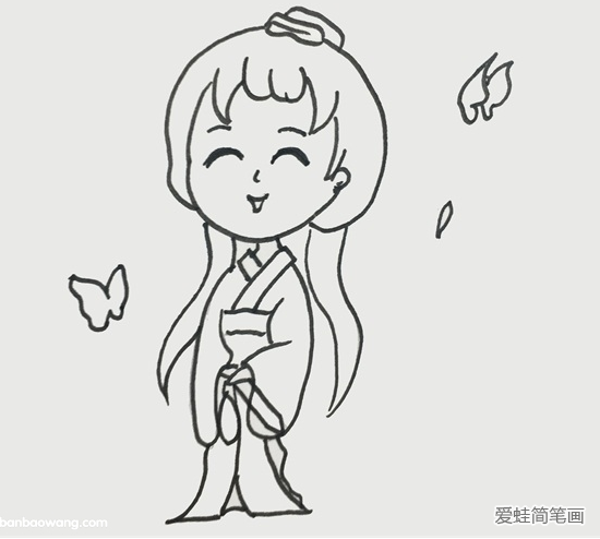 紅蝶怎么畫簡單又漂亮