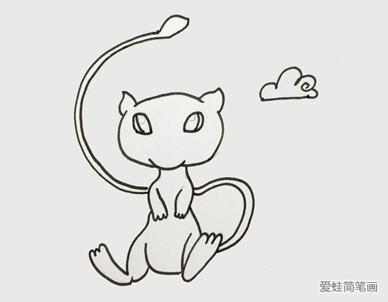 寶可夢的夢幻簡筆畫