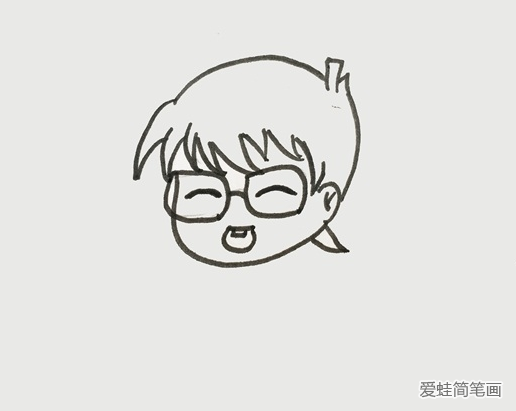 關于柯南的簡筆畫