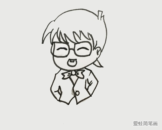 關于柯南的簡筆畫