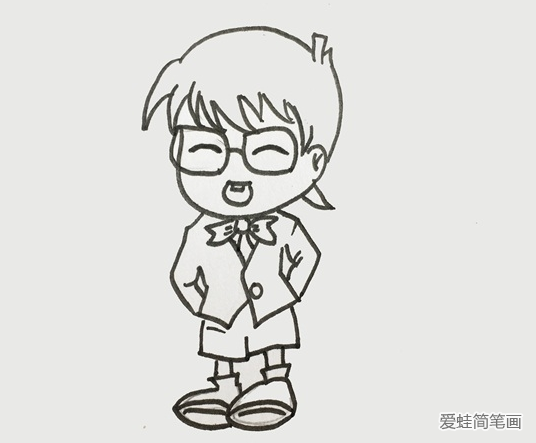 關于柯南的簡筆畫