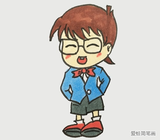 關于柯南的簡筆畫