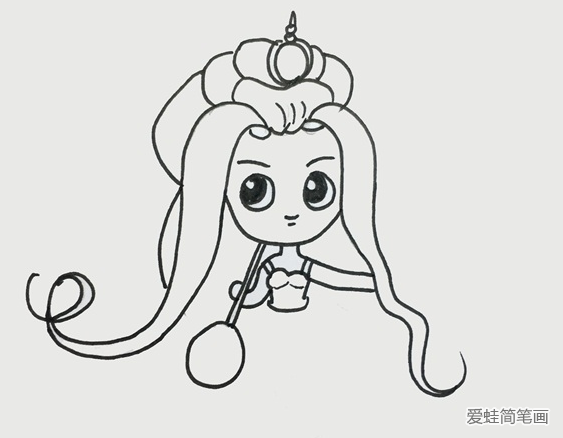 葉羅麗仙子茉莉簡筆畫