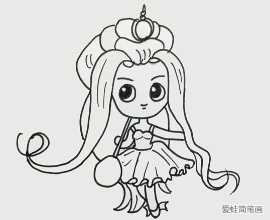 葉羅麗仙子茉莉簡筆畫