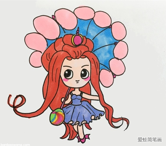 葉羅麗仙子茉莉簡筆畫