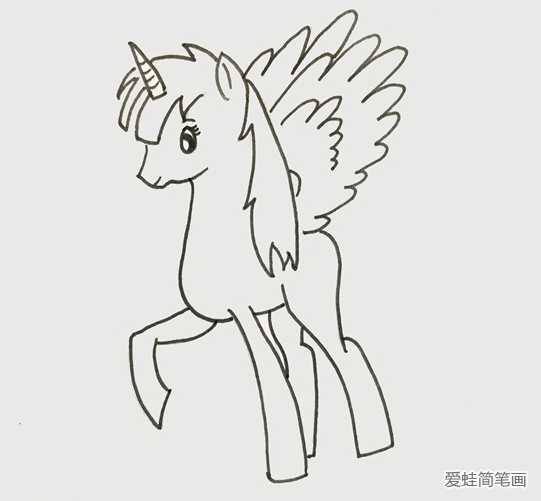 宇宙公主的馬怎么畫