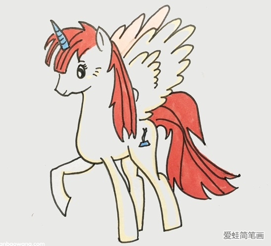 宇宙公主的馬怎么畫