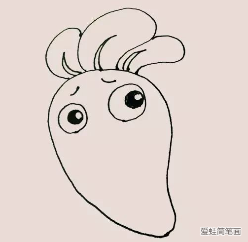 保衛蘿卜簡筆畫步驟