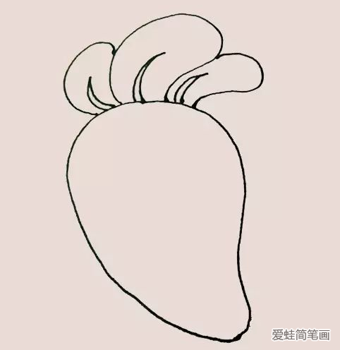 保衛蘿卜簡筆畫步驟