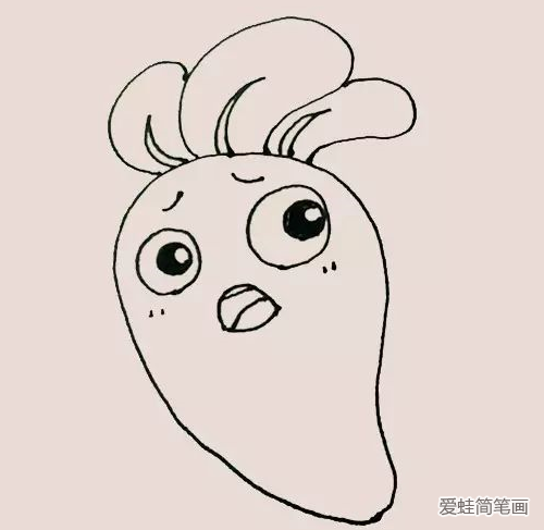 保衛蘿卜簡筆畫步驟