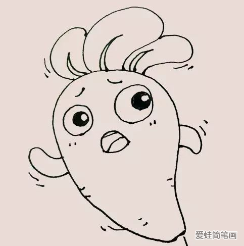保衛蘿卜簡筆畫步驟