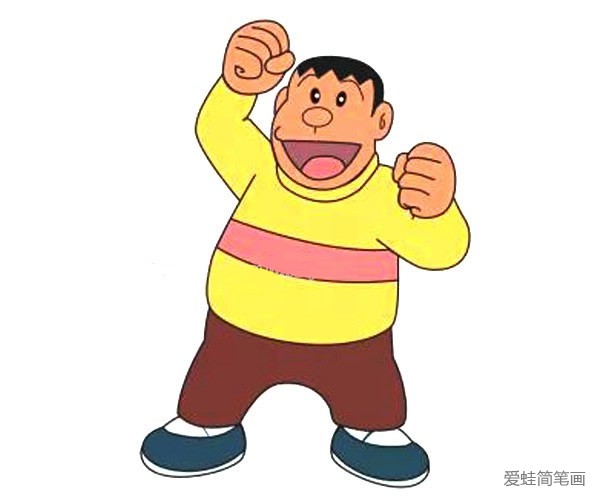 胖虎簡筆畫 怎么畫胖虎簡筆畫