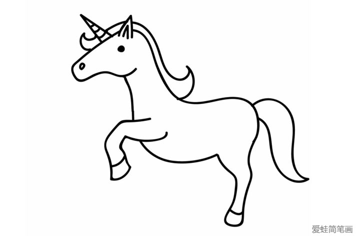 小馬寶莉獨角獸簡筆畫步驟