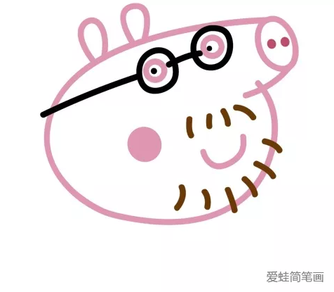 小豬佩奇豬爸爸簡筆畫教程 小豬佩奇豬爸爸簡筆畫教程