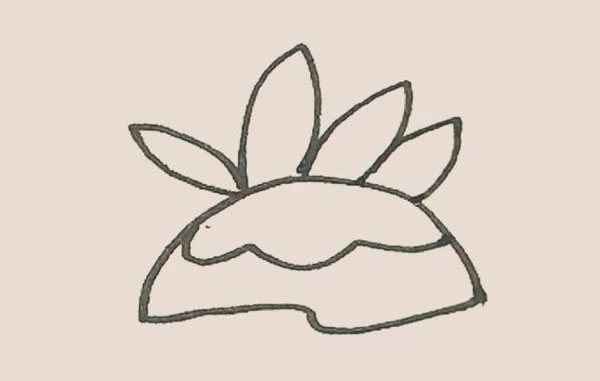 狗尾巴草簡筆畫步驟