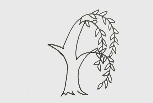 柳樹怎么畫簡單又好看