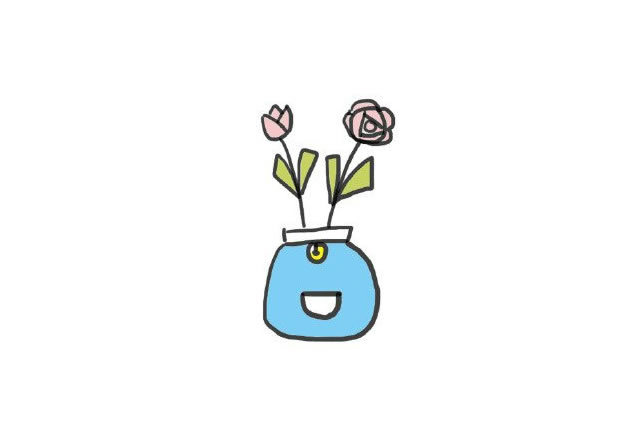 分享幾組盆栽簡筆畫
