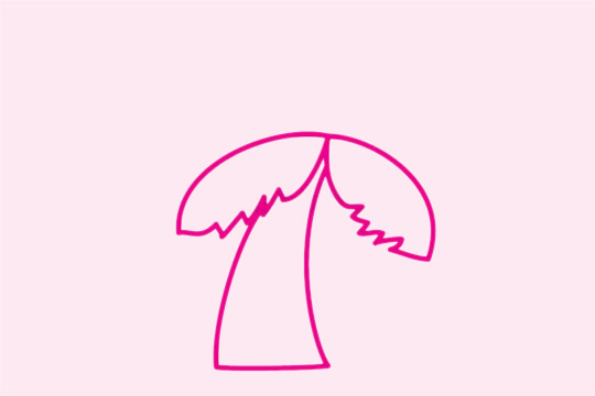 非常簡(jiǎn)單的椰樹簡(jiǎn)筆畫