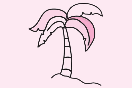 非常簡(jiǎn)單的椰樹簡(jiǎn)筆畫