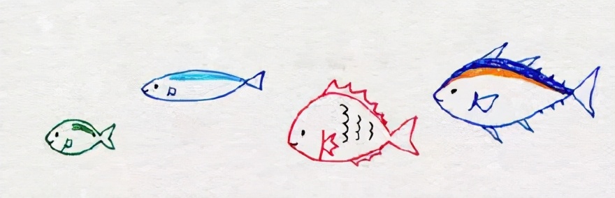 由易到難教你畫小魚